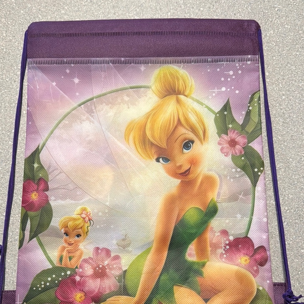 Tinker Bell Drawstring Backpack - Picture 2 of 2